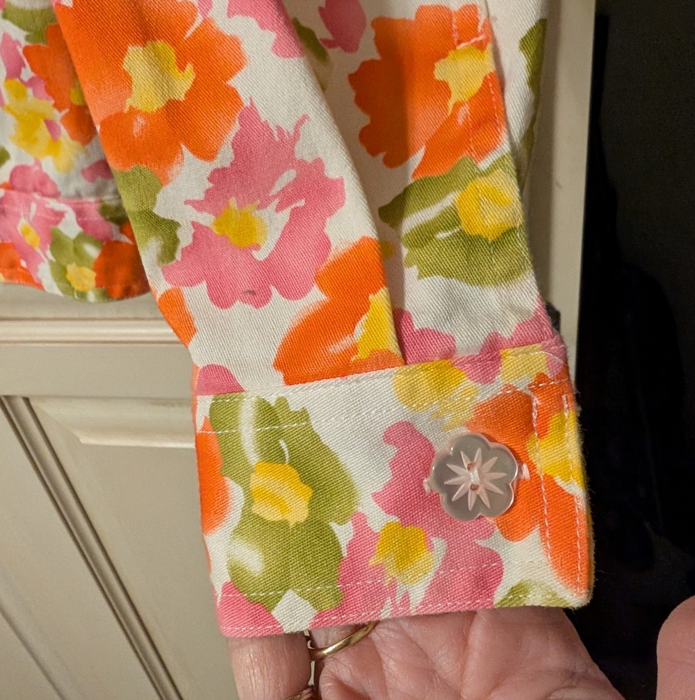 Draper's & Damon's Springy Floral Cotton Jacket - Picture 5 of 9